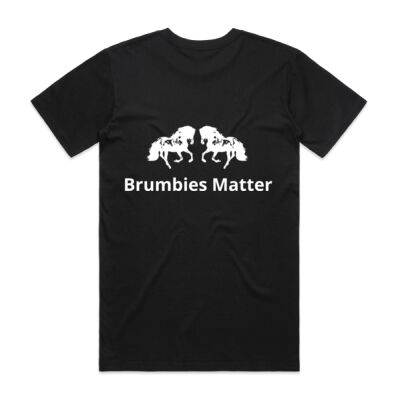 Mens Brumbies Matter T-Shirt (BACK LOGO)  Thumbnail